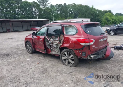 2014 Nissan Pathfinder Platinum z USA, uszkodzony, nr VIN 5N1AR2MN0EC680754